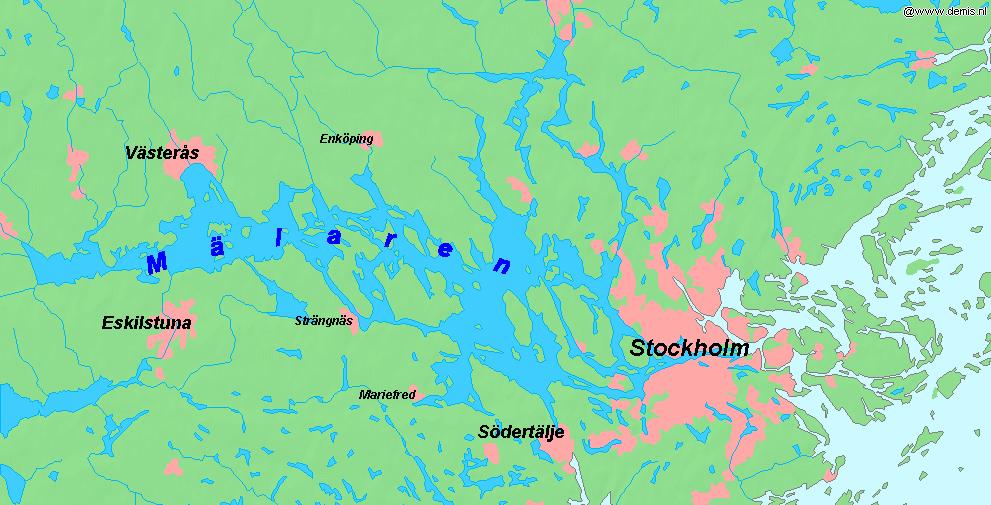 Umhverfisþátturinn stöðuvötn Mälaren og