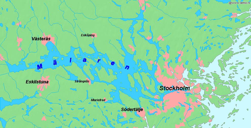 Umhverfisþátturinn stöðuvötn Mälaren og