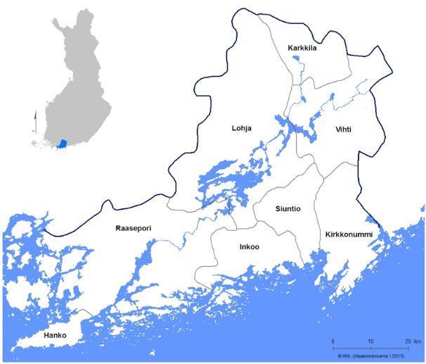 Västra Nylands vatten och miljö rf LUVY Vattenvård sedan år 1975 ideell verksamhet
