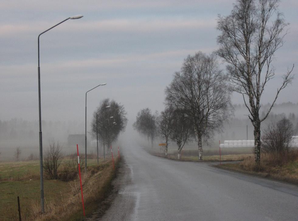 I byn Mittbyn och Estersmark finns belysning