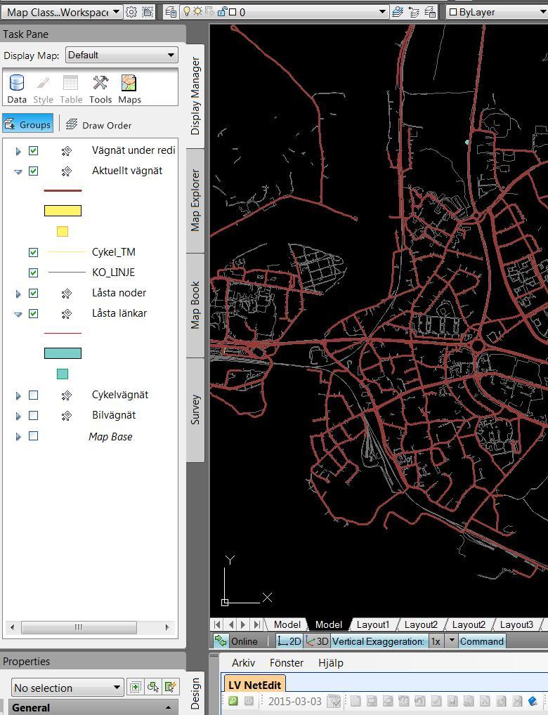 AutoCadMap2013, Map Classic Workspace.