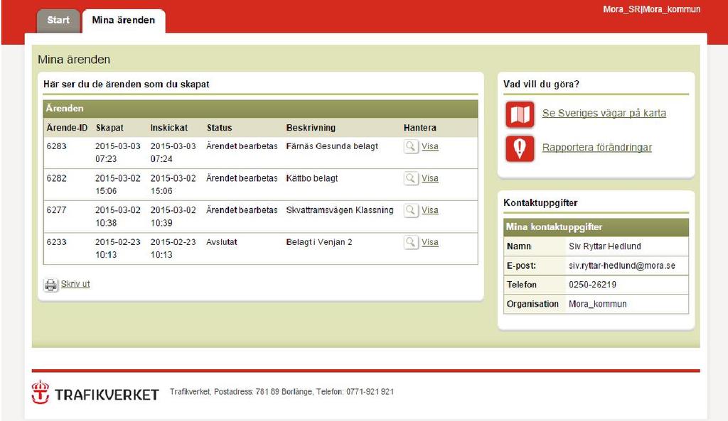 ex beläggning Skicka in