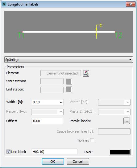 Skapa linjemarkering Skapar längsgående linjemarkering på väglinjer (Alignments), polylines eller Feature Lines Skapa linjemarkering Skapar längsgående linjemarkering på väglinjer (Alignments),