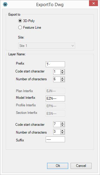Surface definition file: En fördefinierad ytdefinitionsfil definierar vilka ytor som ska skapas och vilka linjekoder som dessa ska innehålla.