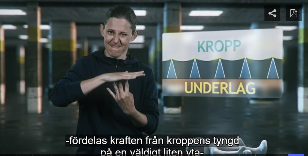 Figur 1. Resurser i samspel i förklarande videosekvens om naturvetenskapliga fenomen (UR, 2018) Figur 2.