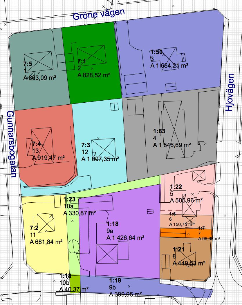 Förutsättningar, förändringar och konsekvenser På fastigheten Gunnarsbo 7:4 finns ett bostadshus med ett antal lägenheter uppfört i 3 våningar.