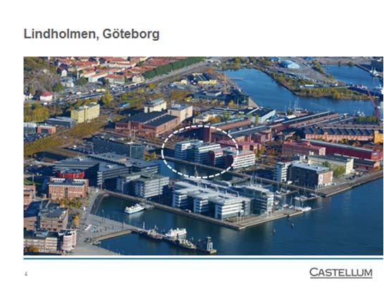 För Castellums del har utvecklingen inneburit att i vissa områden i Stockholm har en kontorsbyggnad större värde som framtida