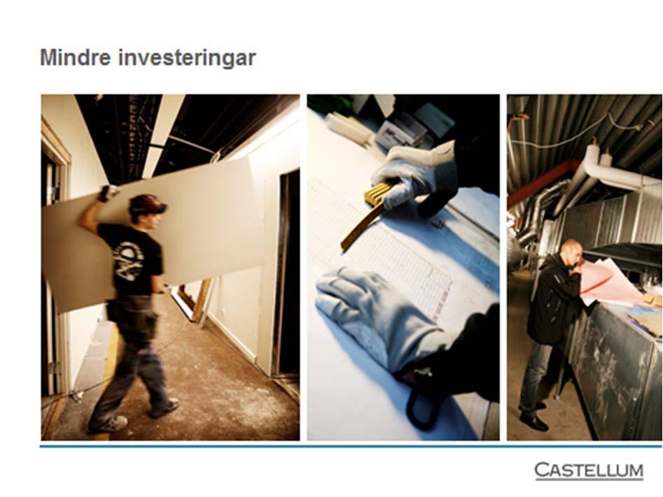 Dessutom genomför vi just nu ca 600 projekt över 0,5 Mkr.