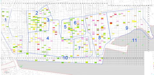 Sida 4 (22) Figur 1: Delområden för miljöteknisk markundersökning inom Norrtälje hamn.