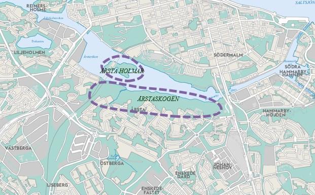 Reservatsförslag Kontoren har gemensamt tagit fram ett förslag till naturreservat för Årstaskogen och Årsta holmar.