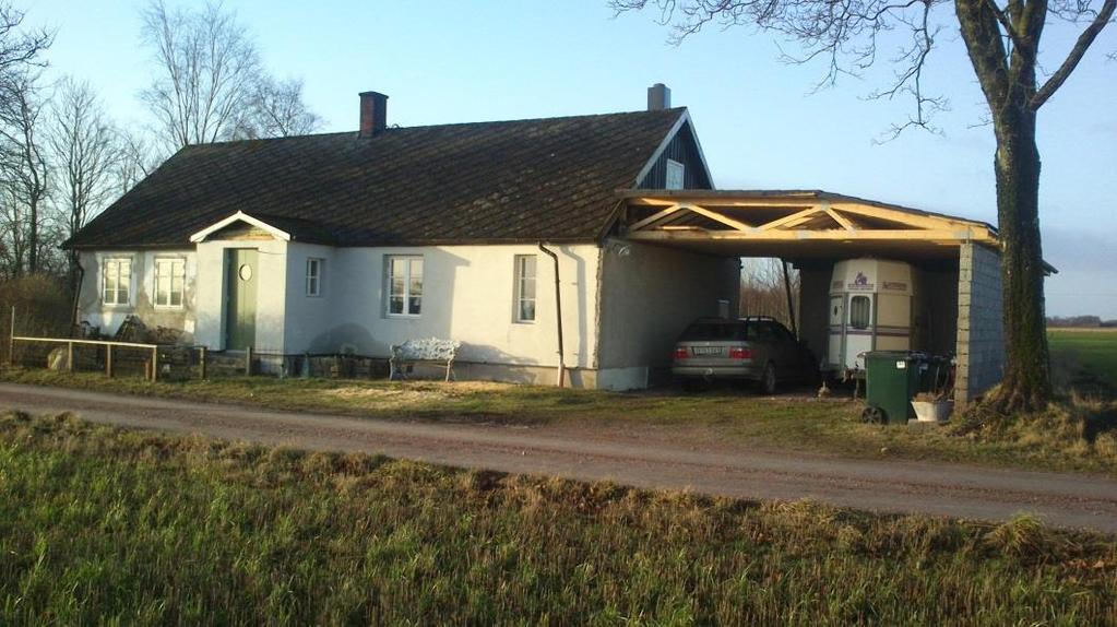 Nu är huset ombyggt och tillbyggt och innehåller allt det vi önskar.