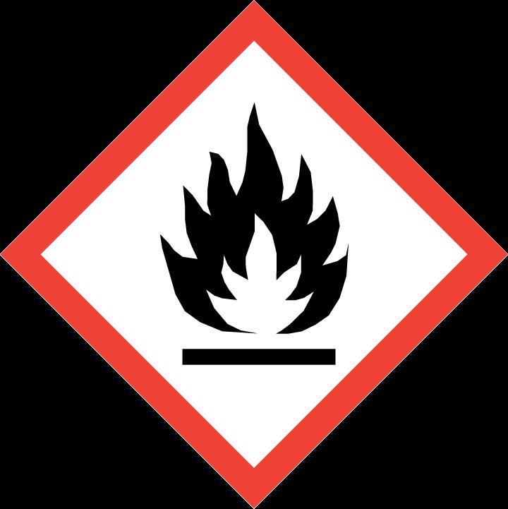 Signalord: Innehåller Fara Ämne: H-fraser H222 H229 H319 H336 P-fraser aceton; n-butylacetat Extremt brandfarlig aerosol. Tryckbehållare: Kan sprängas vid uppvärmning.