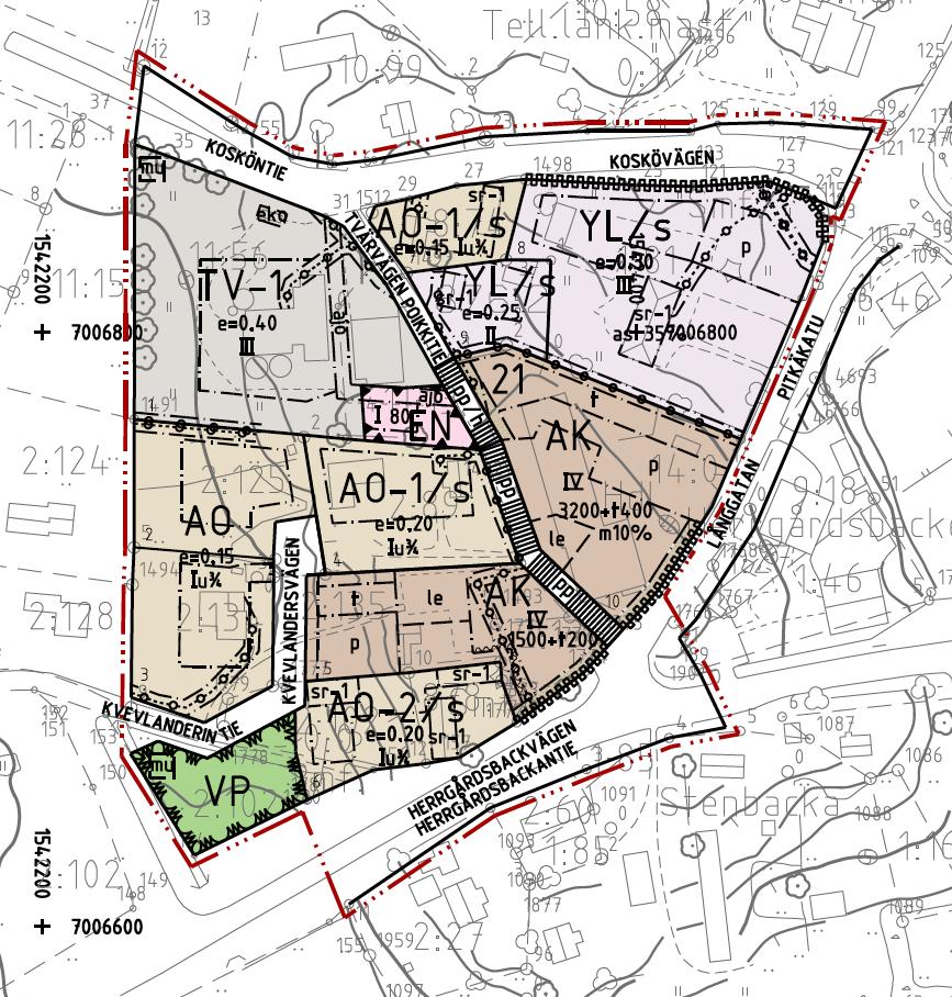 11 (18) Bild 10. Utdrag ur ändringen av detaljplan för kvarter 21 från 2014 3.5 