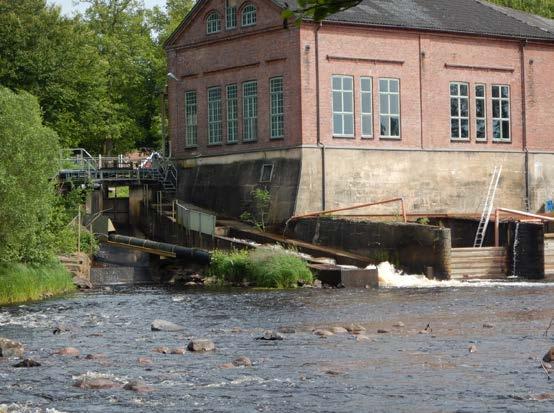 En väl fungerande passage i naturfåran skulle innebära att den befintliga fiskvägen vid kraftverket kan tas bort.