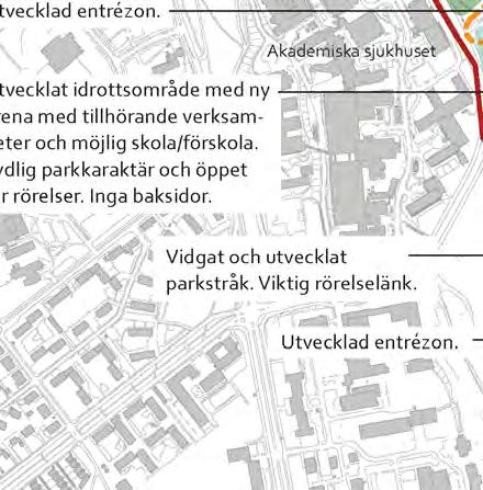 Hög kvalitet Bilaga 8 b Södra Åstråket utgör en del av stadens innersta delar och utgör en