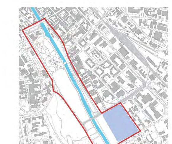 Bilaga 8 b Bebyggelse: kvartersstruktur Inom Kungsängen utvecklas området i en rutnätsstrukturen med tydliga gaturum och täta kvarter.