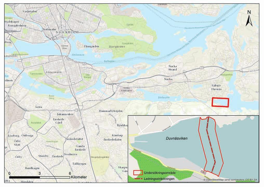 Bakgrund Med anledning av en planerad nedläggning av sjökabel mellan Sågtorp och Duvnäs udde samt exploatering vid Duvnäsvikens södra strand i Nacka har Duvnäs fastighet AB/Imprestor Fastighets AB