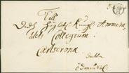 200:- 18 STOCKHOLM, förfilateli Stockholm rak stämpel typ 3 på litet vackert brev med innehåll 1756.