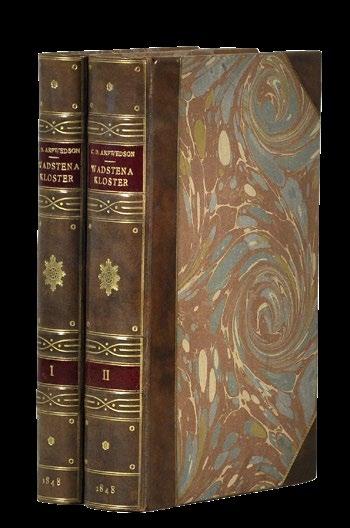 1. 2. 3. 1. (ARFWEDSON, C. D.) Wadstena kloster. Historisk roman af författaren till Förenta staterna och Canada, Konung Carl XI och hans gunstlingar, Scener i Nord-Amerika, m.fl. I-II. Sthlm, J.