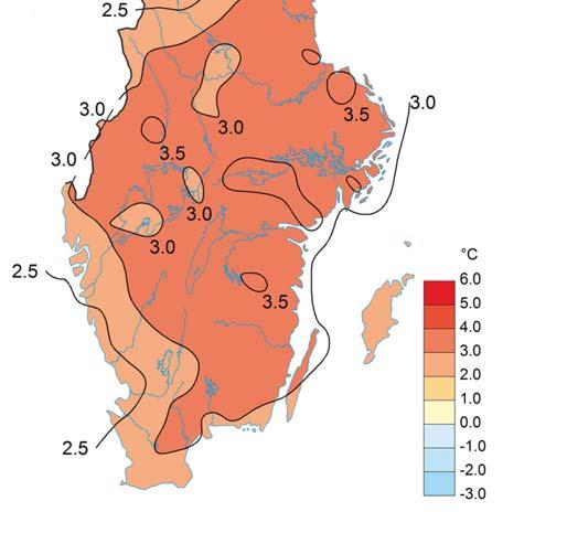AVVIKELSE MEDELTEMPERATUR MARS MÅNAD Temperatur & nederbörd Mars