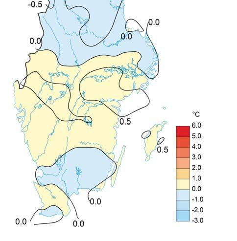 AVVIKELSE MEDELTEMPERATUR JULI MÅNAD Temperatur &