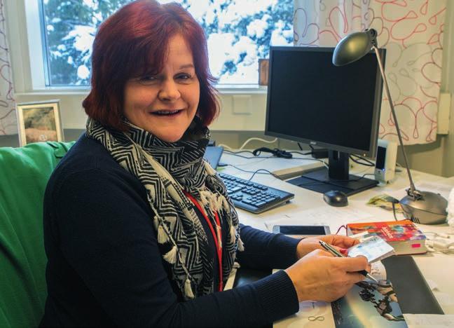 Hon vill förmedla det goda budskapet Sedan början av januari sköts en av diakontjänsterna i församlingen av Annika Lumme.