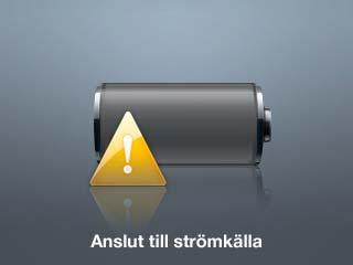 Om ipod classic-batteriet ipod classic har ett inbyggt batteri som inte kan tas ur.