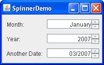 JSlider & JSpinner Input av data
