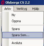 3. Menysystem -menysystem hanteras antingen med hjälp av snabbvalen i form av ikoner alternativt via flikarna Arkiv, Verktyg och Hjälp samt