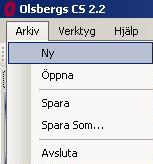 Tryck på diskettsymbolen längst upp till höger i programfönstret alternativt på Arkiv, och sedan spara som.