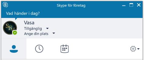 Problem med ljud eller bild Kontrollera Skypes