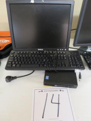 Businee Pc med skärm och tangentbord