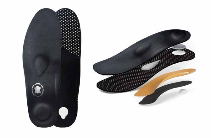 Inlägg - Celest Celest COMFORT black Komfortsula i färgstarkt svart läder. Anatomisk utformad för att stödja och stärka foten. Förfotspelott och hälkudde.