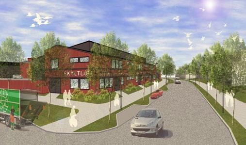 Bebyggelsens utformning Volymer Norrsätra verksamhetsområde är beläget intill angränsande kulturlandskap kring Fjäturen och kommer utgöra mötet med Väsjöns bebyggelse som ges en stadsmässig karaktär.