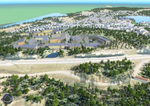 Bullerutredningen visar att den största delen av vägtrafikbuller vid planerade bostäderna öster om planområdet härstammar från Frestavägen och Norrortsleden.