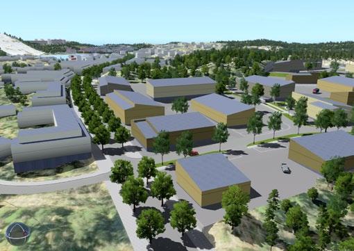 Krossverksamheten planeras att att pågå innan planerade bostäder uppförs. Beräkningen visar dock att detta riktvärde innehålls vid närmast planerade bostadsfasad.