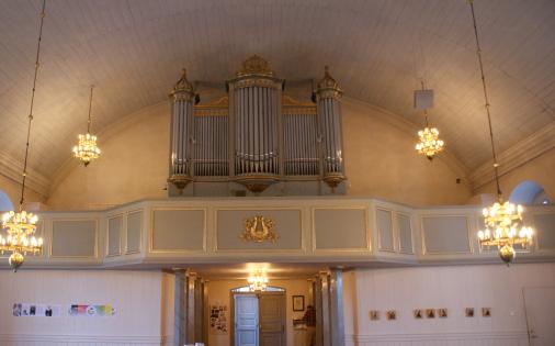 Bankeryds kyrka fick sin första orgel 1879 och byggdes av Erik Nordström. Trots senare om- och tillbyggnad av orgeln är den ursprungliga fasaden bevarad. en manual samt en mindre bihangspedal.