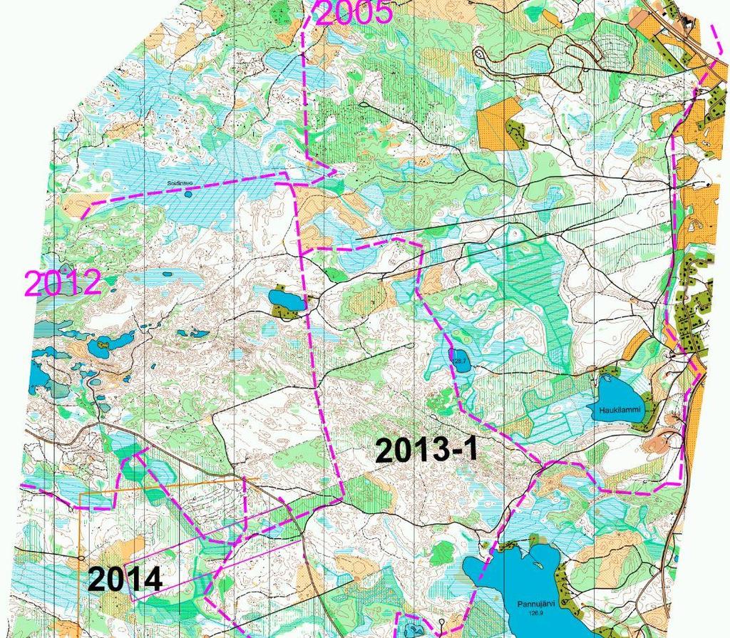 Terräng och tips Via denna länk hittar du ihopklippta äldre kartor över terrängen, här och här finns länkar till områden i mitten av det avgränsade området, de flesta klasser borde hinna hit.