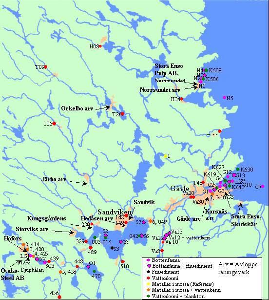 VERSION MILJÖRAPPORT GÄSTRIKLAND 2007 Bakgrundsrapport (Naturvårdsverket 1999a,b,c,d). Bottenfauna bedöms utifrån de nya bedömningsgrunderna, Naturvårdsverkets författningssamling (NFS 2008:1).