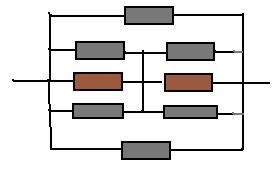 Lektion 2: Uppgift 3.3 sidan 71. Resultat efer YD transformation De bruna resistorerna är har värdet R.