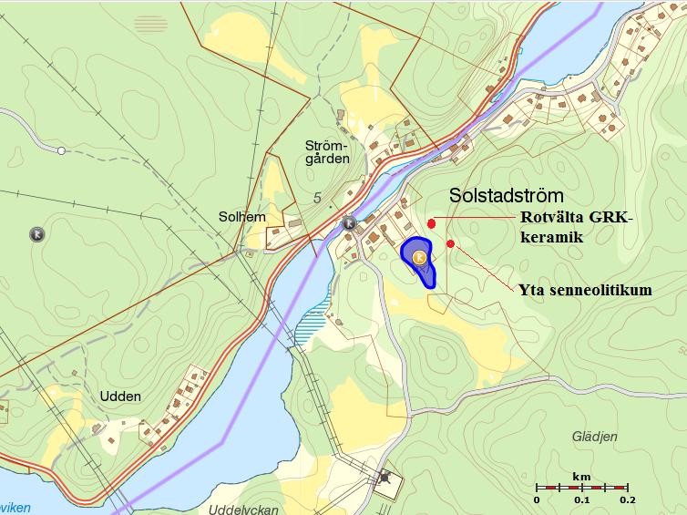 framkom att det var en helt annan typ av keramik än den gropkeramiska.