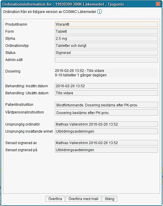 Markera ett läkemedel 2.