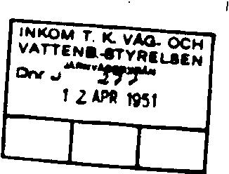 AKTIM M U >BKT S t O l K H O L M S S I* Å H V A l. A H 9 ttn to U tj ta > «M k tte «i S h 81^1951/n/CL JärnrtfgBiaspntetör K. Fwdrikaon Kuagl.