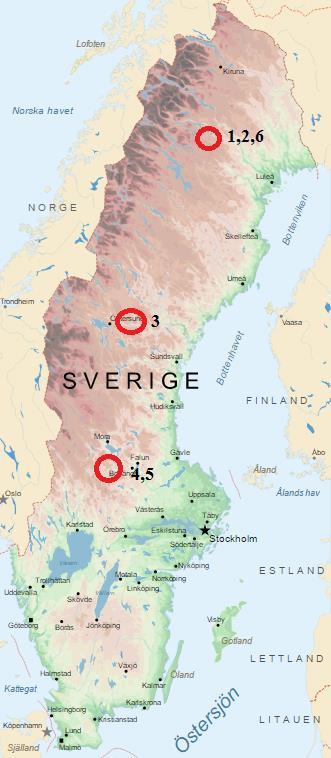 Material och metod Försökslokaler I studien ingick dels två lokaler där båda planttyperna planterats med avsikt att kunna jämföra etableringen och dels ordinarie planteringar där båda planttyper