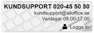 Har du glömt ditt lösenord beställer du enkelt ett nytt från inloggningsrutan, ett mail skickas då till din epostadress.