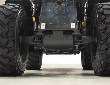 Robust och pålitlig Konstruerad och tillverkad av Komatsu Motorn, hydrauliken, drivaggregatet, främre och bakre axlarna är originalkomponenter från Komatsu.