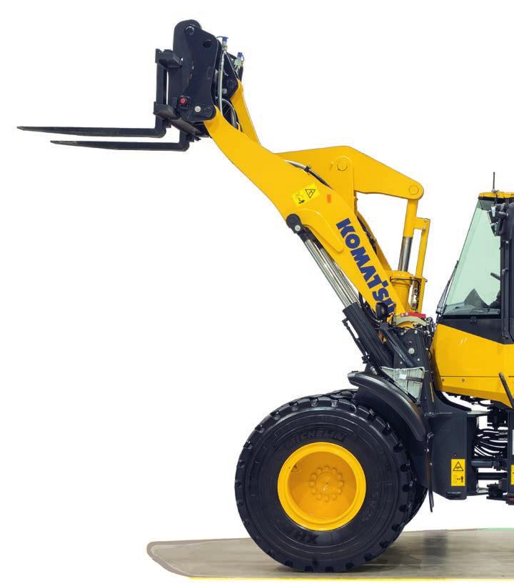 En översikt Den mångsidiga hjullastaren Komatsu WA200-7 uppvisar en perfekt blandning av kraft, komfort och pålitlighet.