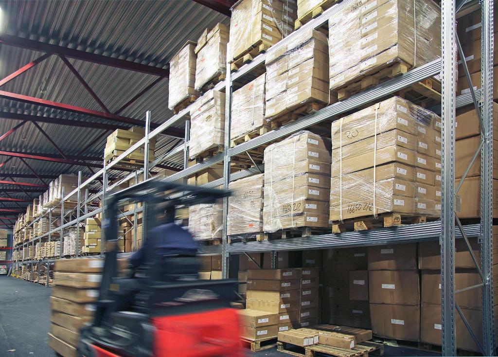 Lagerhantering Weland ger er säker och rationell lagerhantering Weland har utvecklat ett brett sortiment av produkter för rationell och säker lagerhantering.