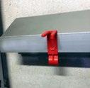 Specifiktioner: D=40 mm, H= 60 mm 250 - XX-XX EU Sken med tillbehör olik längder, rostfri 250-01-02 1,0 meter med 2 väggfäste.