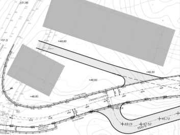 SIDA 14/17 Figur 12 Anslutning till fördelningsstationsfastigheten med stor innerradie. Trafikrörelser på fördelningsstationsfastigheten Fördelningsstationen är varken service- eller besöksintensiv.